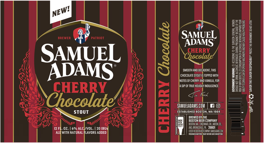Samuel Adams Reveals New Cherry Chocolate Stout For 2026