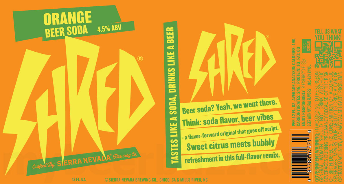 2026 Sierra Nevada Shred Orange 12-oz Cans