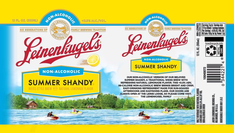 2026 Leinenkugel's Non-Alcoholic Summer Shandy 12-oz Cans