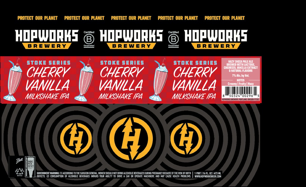 Hopworks Working On Cherry Vanilla Milkshake IPA