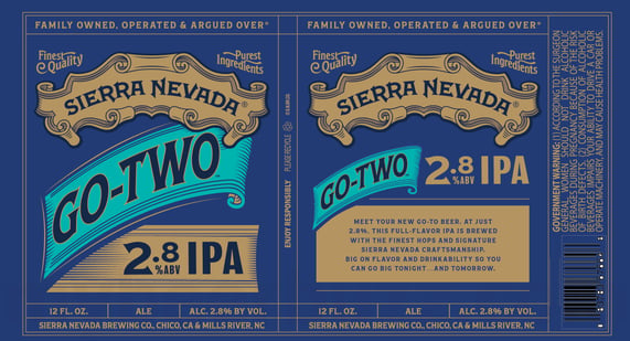 2026 Sierra Nevada Go-Two IPA 12-oz Cans