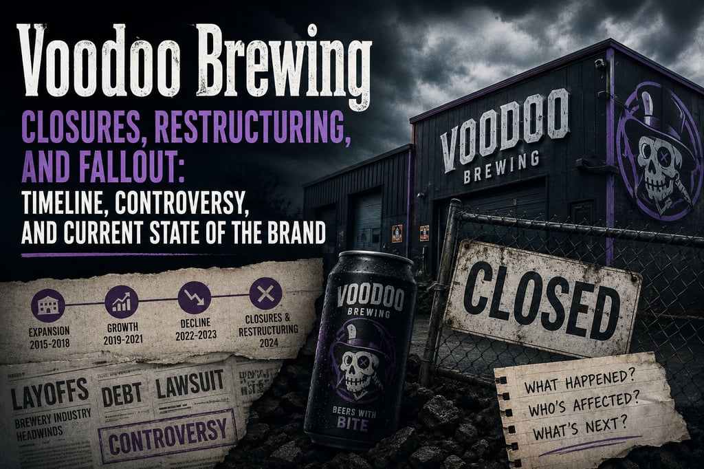 Voodoo Brewing Closures