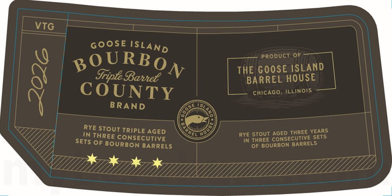 2026 Goose Island Triple Barrel Stout 16.9-oz Bottles
