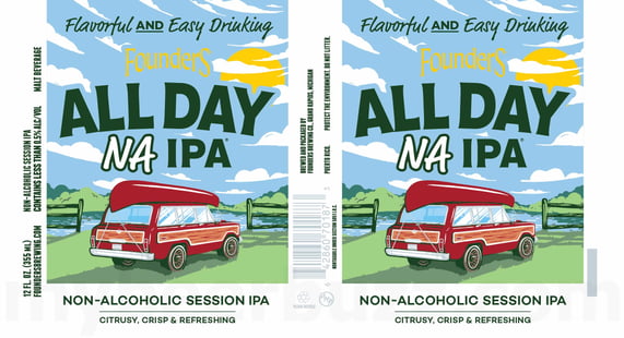 2026 Founders All Day NA IPA 12-oz Cans