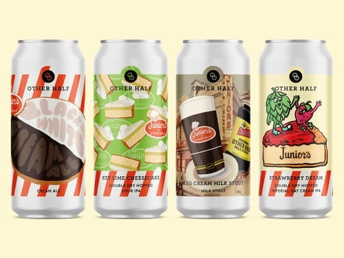 Junior's Cheesecake and Other Half Brewing Partner on Dessert-Inspired Beers