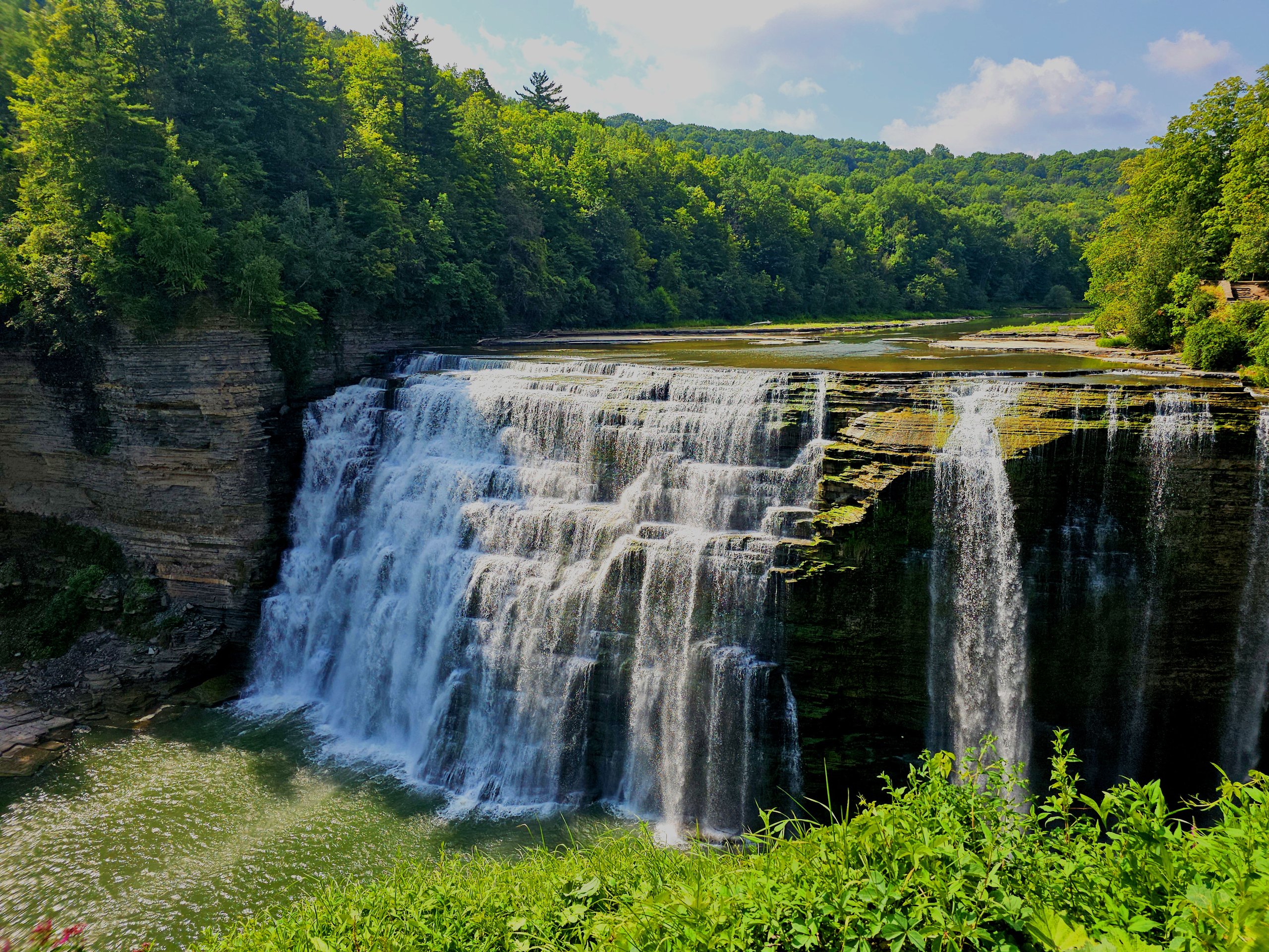 Lechworth State Park Middle Falls