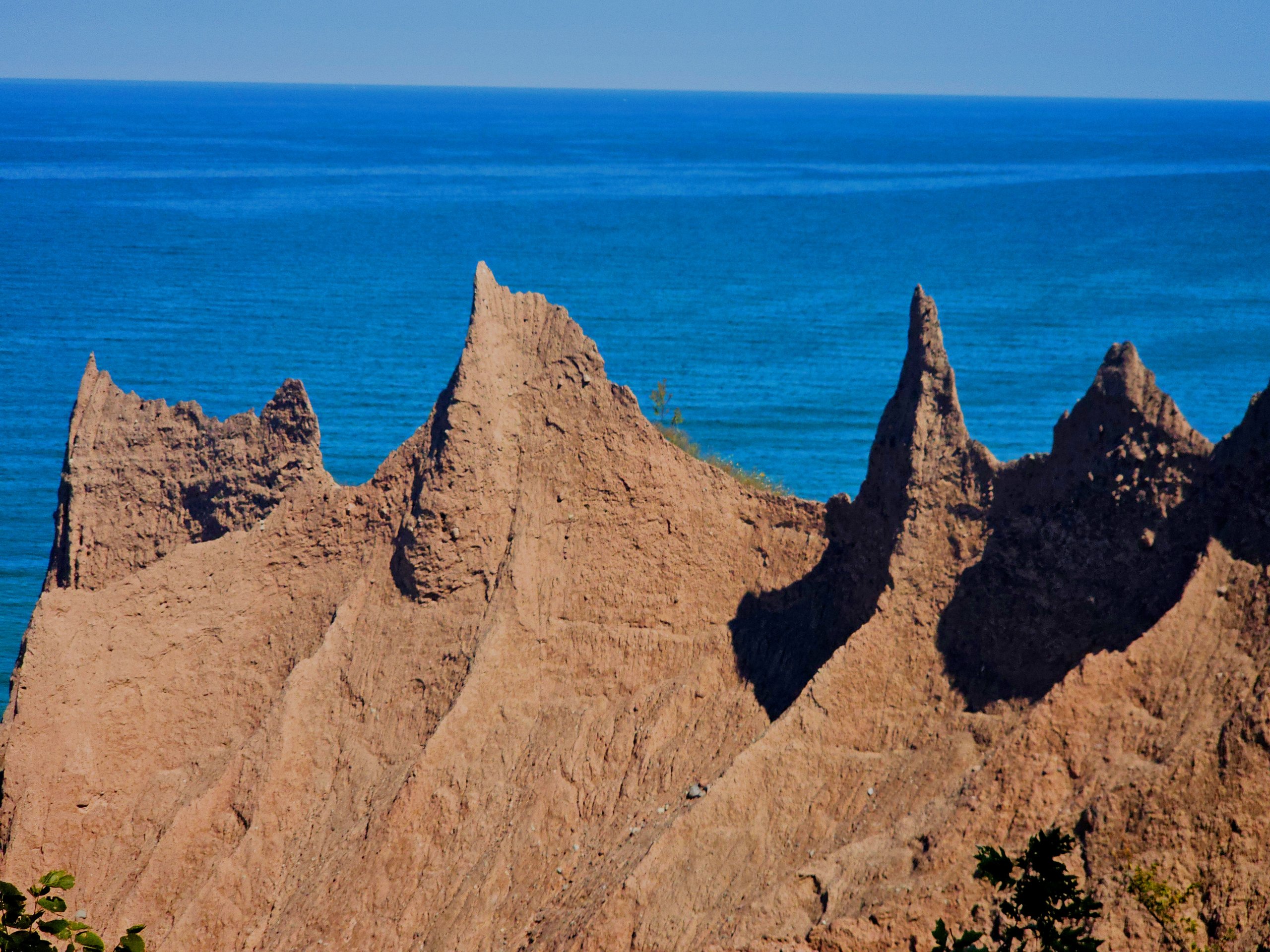 Chimney Bluffs State Park on Lake Ontario