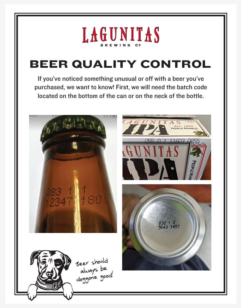 Lagunitas Beer Quality Control